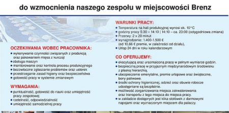 Pomocnicy w produkcji drobiu